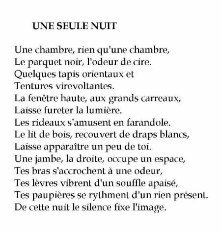 rien k'une nuit